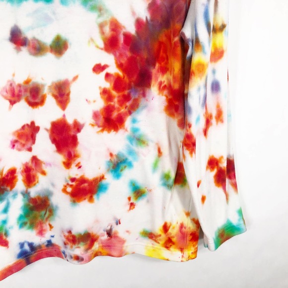 Pumpkin King Tie Dye Top Eagles Eye Sweater Jack o Lantern Pumpkin Halloween 822 - Picture 8 of 12